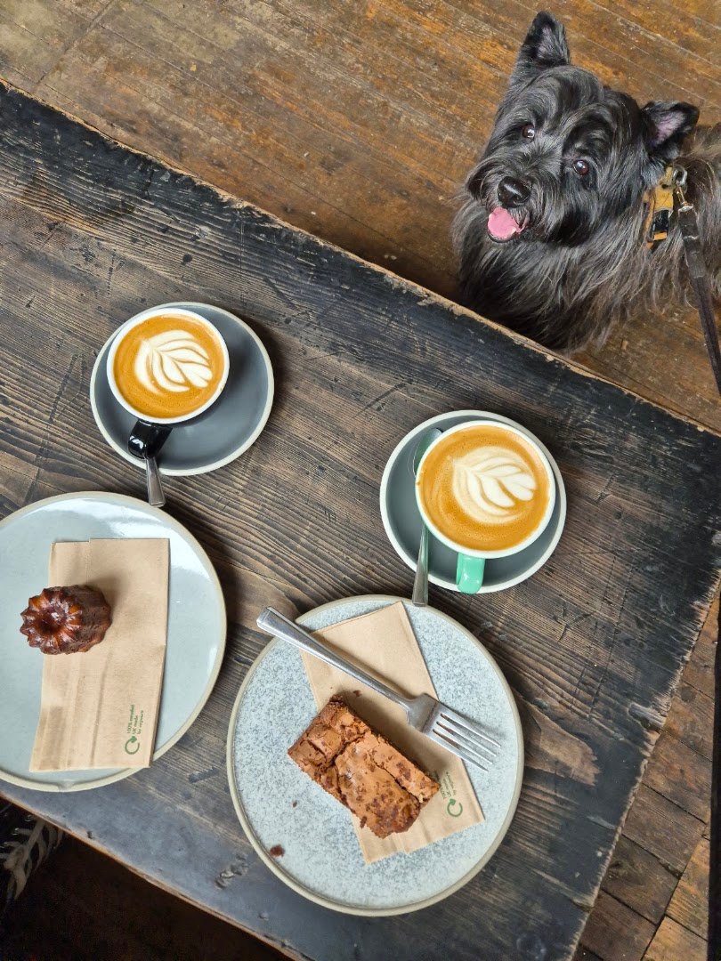 Coffee at Artisan Roast Leith Walk, specialty coffee shop in Edinburgh