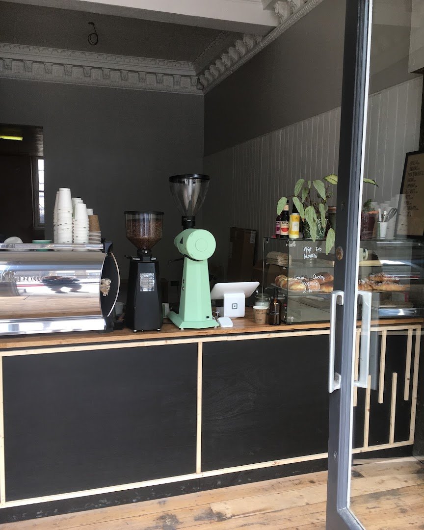 Interior of Artisan Roast Leith Walk, specialty coffee shop in Edinburgh