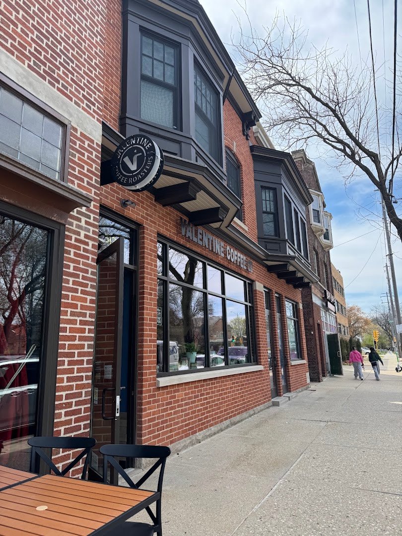 Storefront of Valentine Coffee Roasters Downer Ave, specialty coffee shop in Milwaukee