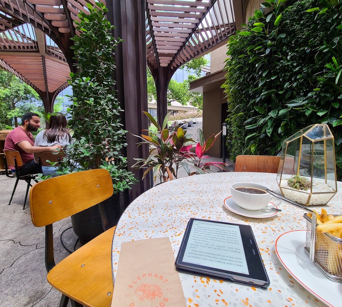 Storefront of Elephant Grounds, specialty coffee shop in Hong Kong