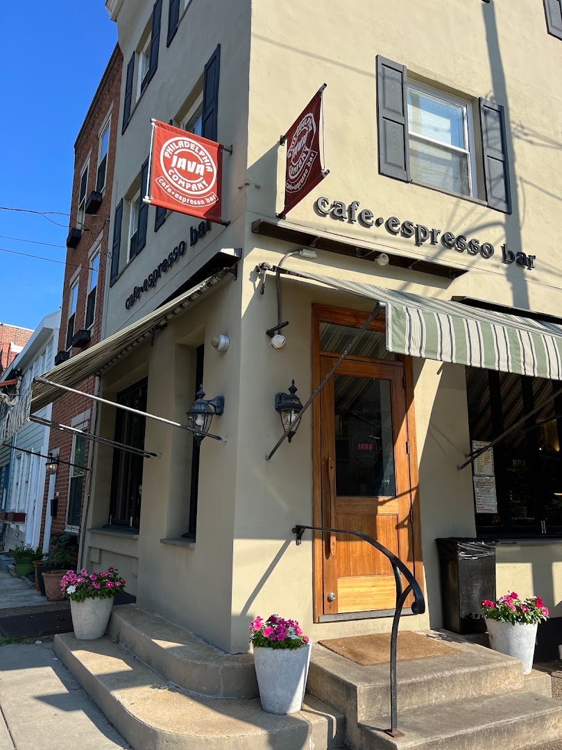 Storefront of Philadelphia Java Company, specialty coffee shop in Philadelphia