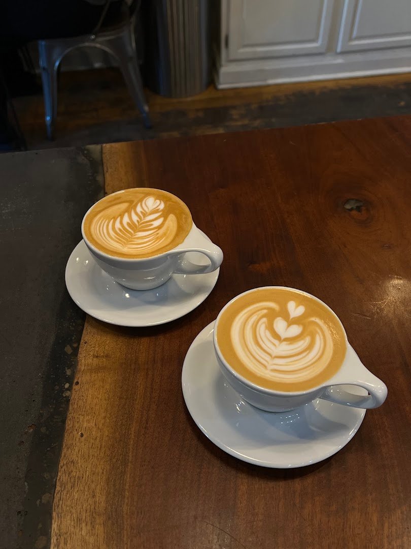 Coffee at Heartwood Coffee Roasters, specialty coffee shop in Cleveland