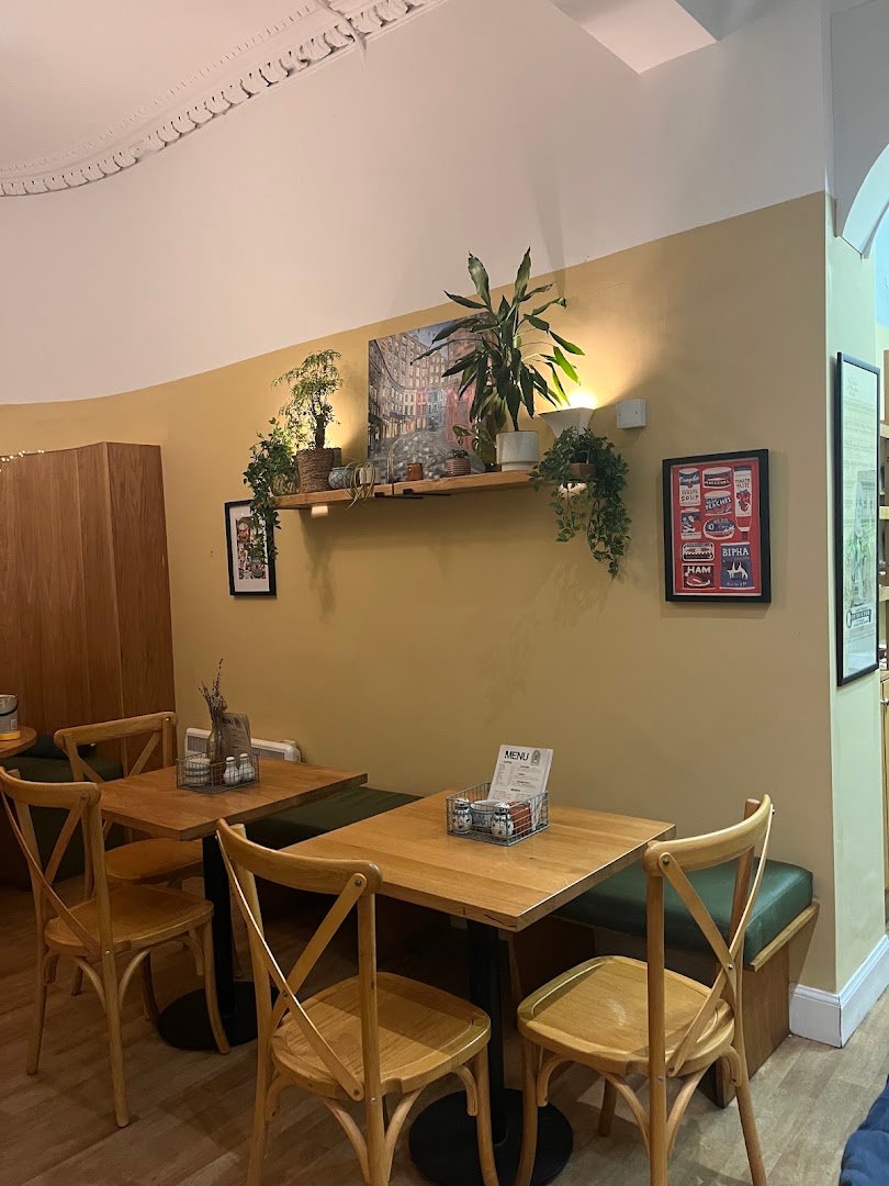 Interior of The Coffee Cabinet, specialty coffee shop in Edinburgh
