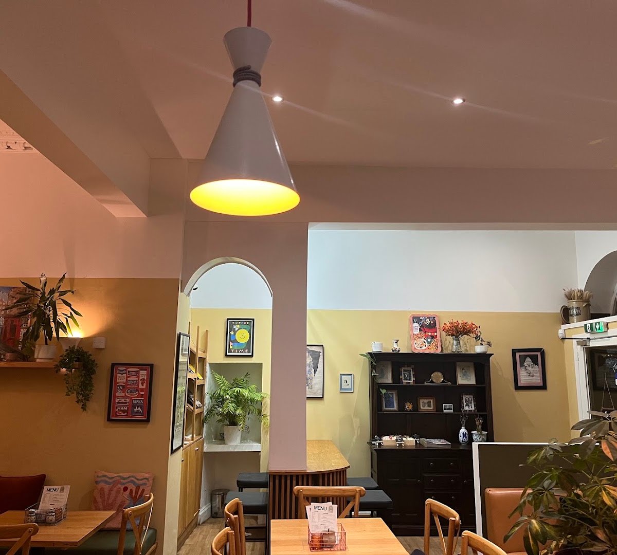 Interior of The Coffee Cabinet, specialty coffee shop in Edinburgh