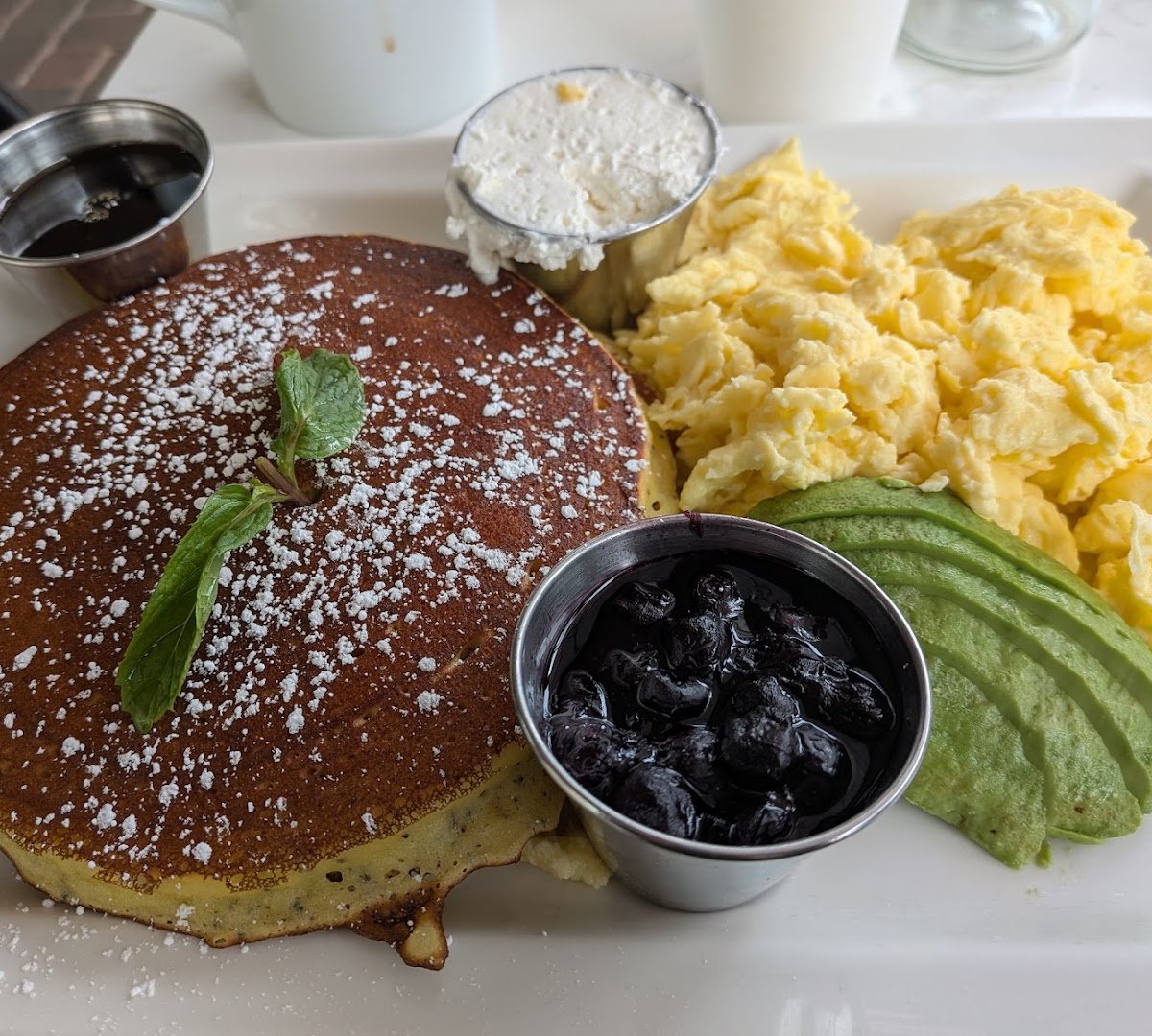 Food at Jeannine's Restaurant & Bakery, specialty coffee shop in Santa Barbara