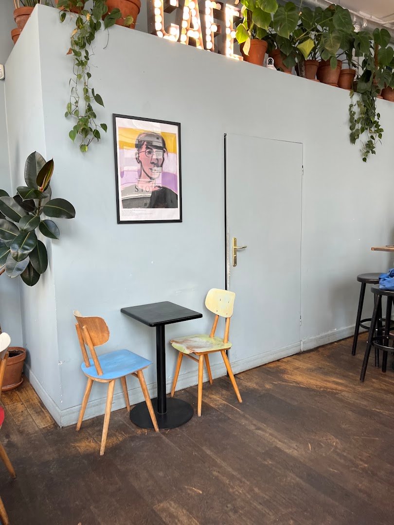 Interior of STOR Café, specialty coffee shop in Warsaw