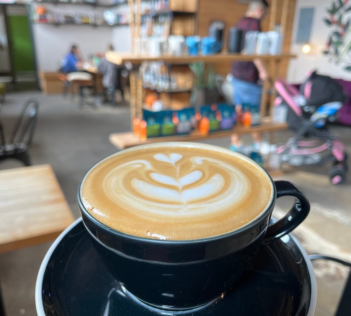 Coffee at Mural Roasters, specialty coffee shop in San Antonio
