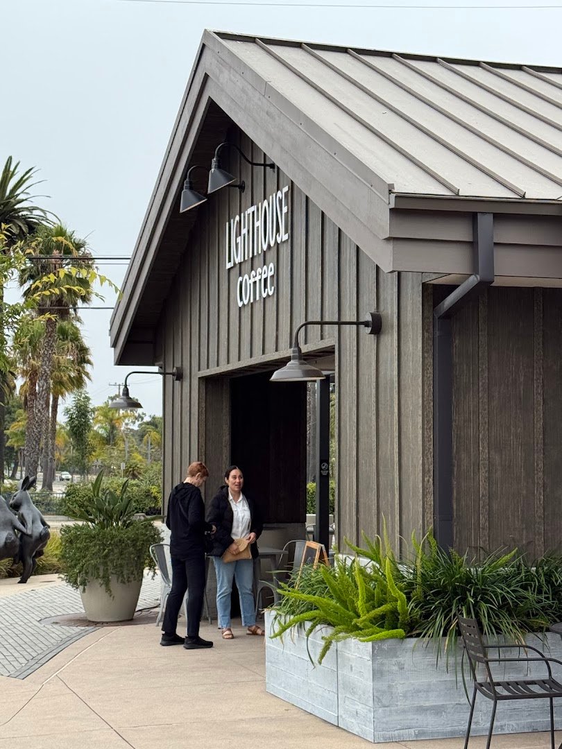 Storefront of Lighthouse Coffee, specialty coffee shop in Santa Barbara