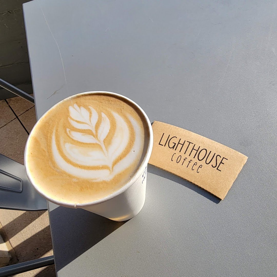 Coffee at Lighthouse Coffee, specialty coffee shop in Santa Barbara