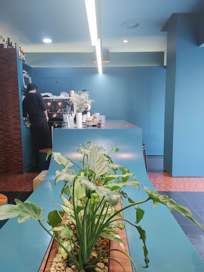 Interior of Flick On Coffee, specialty coffee shop in Seoul