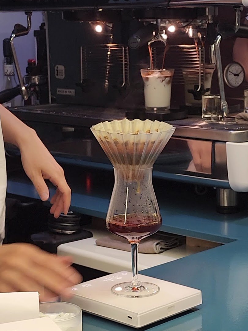 Coffee at Flick On Coffee, specialty coffee shop in Seoul
