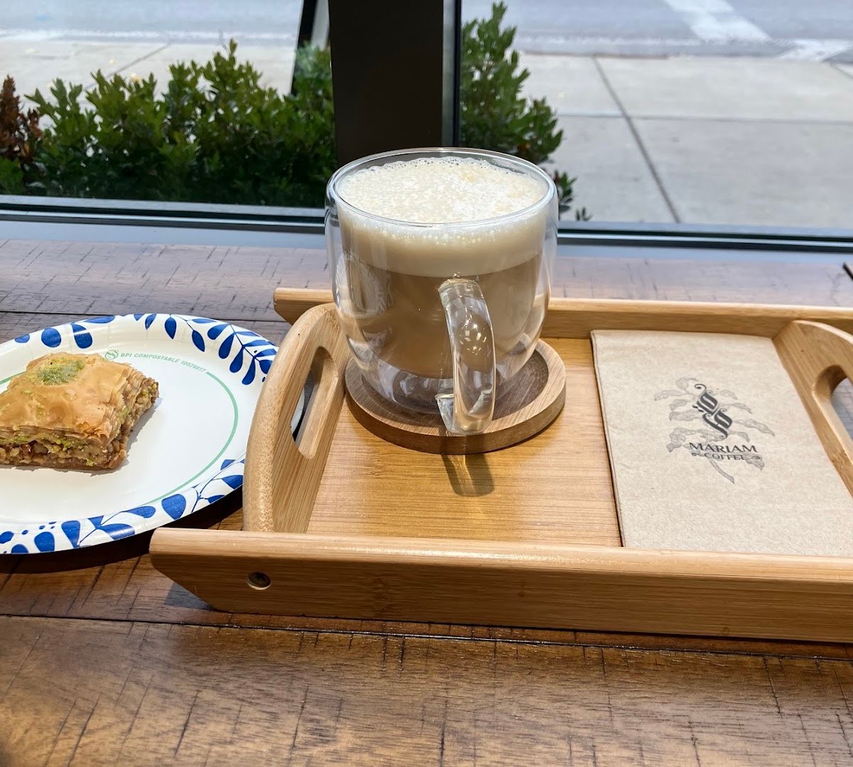 Coffee at Mariam Coffee, specialty coffee shop in Indianapolis