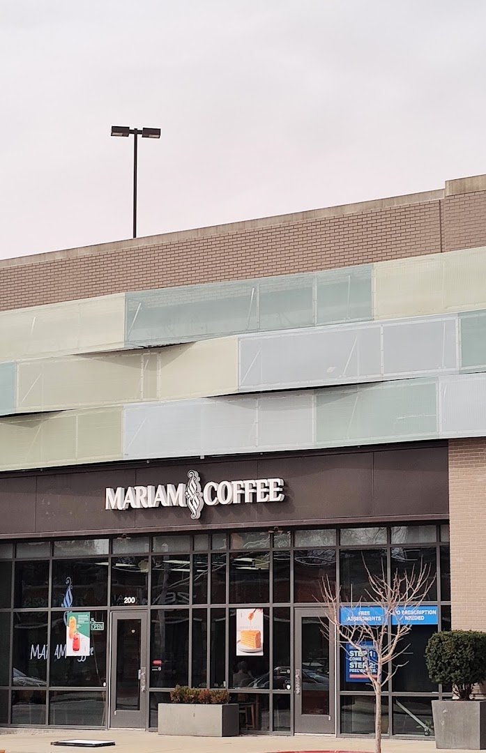 Storefront of Mariam Coffee, specialty coffee shop in Indianapolis