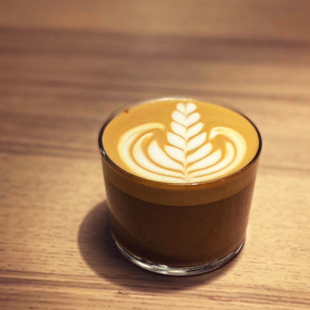 Coffee at ONE DAY Coffee & Wine, specialty coffee shop in Helsinki
