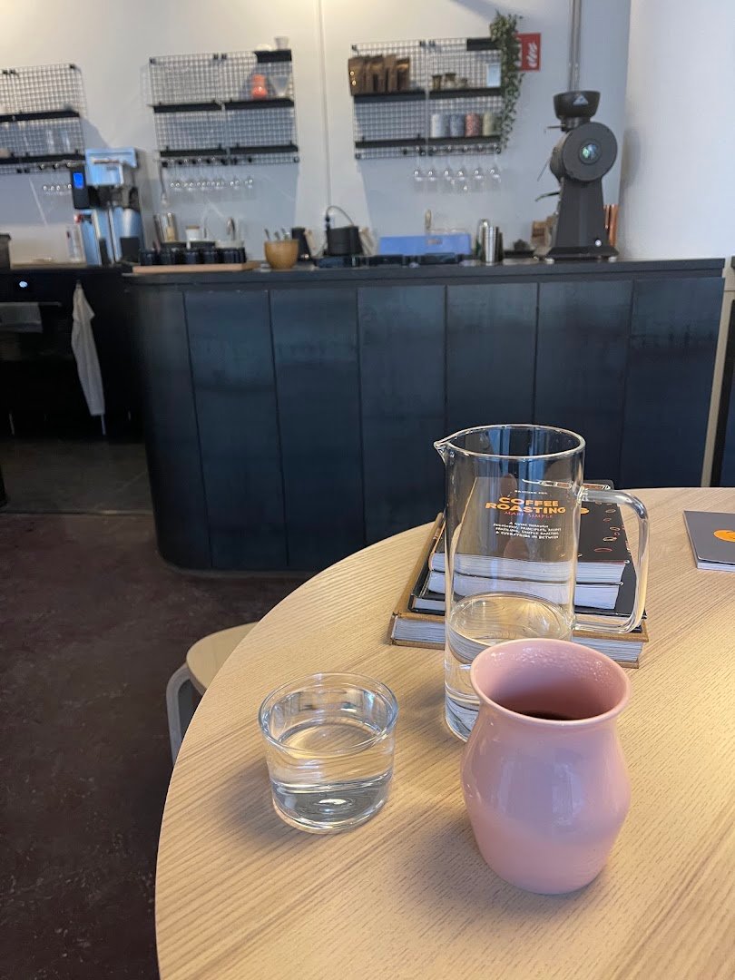 Interior of ONE DAY Coffee & Wine, specialty coffee shop in Helsinki