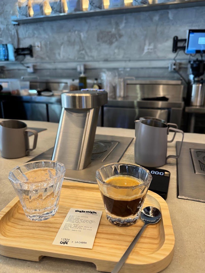 Coffee at Libertino Cafe, specialty coffee shop in Miami