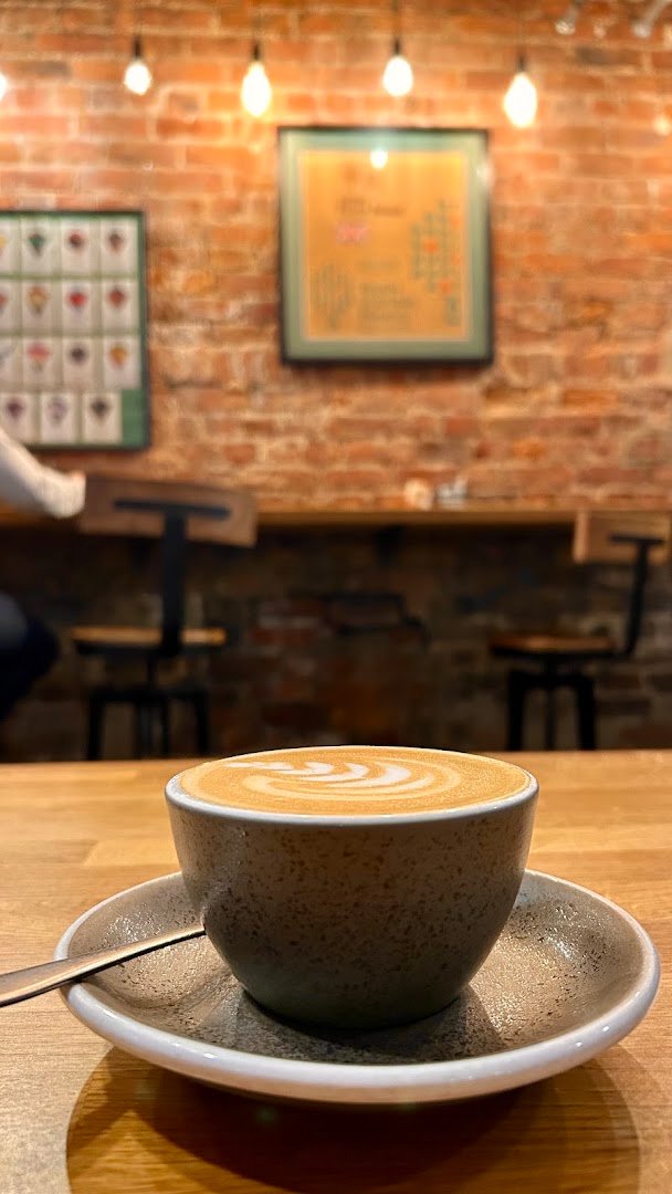 Coffee at Ancoats Coffee Co., specialty coffee shop in Manchester