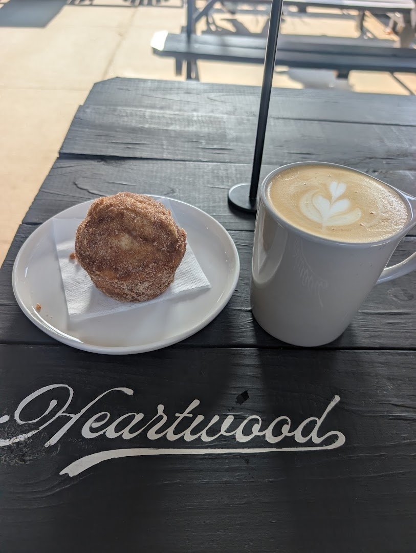 Coffee at Heartwood Coffee Roasters, specialty coffee shop in Cleveland