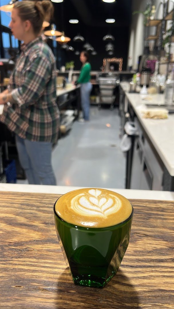 Coffee at Heartwood Coffee Roasters, specialty coffee shop in Cleveland