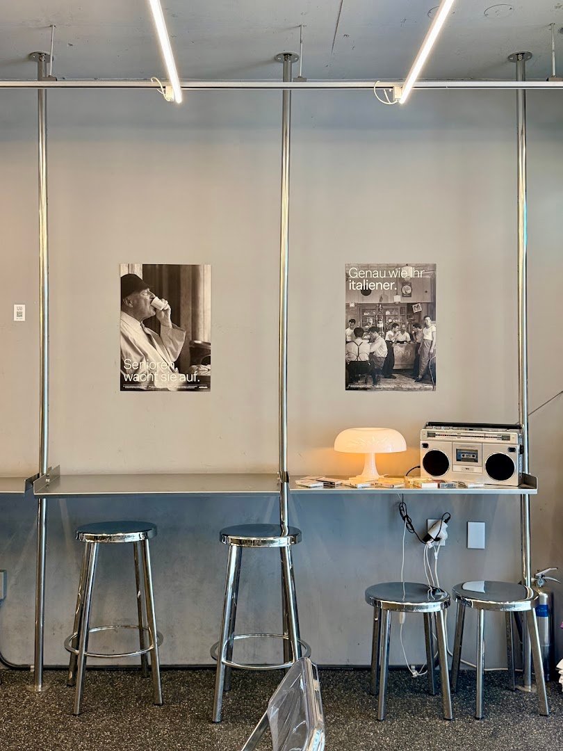 Interior of minimale rösterei & kaffeebar, specialty coffee shop in Seoul