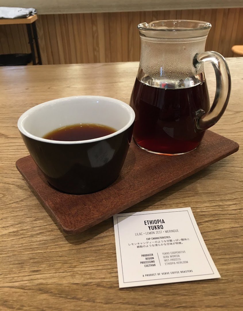Coffee at Verve Coffee Roasters NEWoMan Shinjuku Store, specialty coffee shop in Tokyo