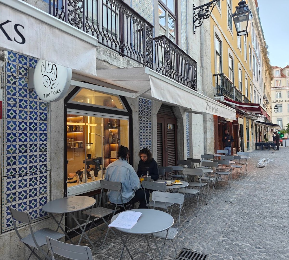 Storefront of The Folks Blue Street - Specialty Coffee, Breakfast & Brunch, specialty coffee shop in Lisbon