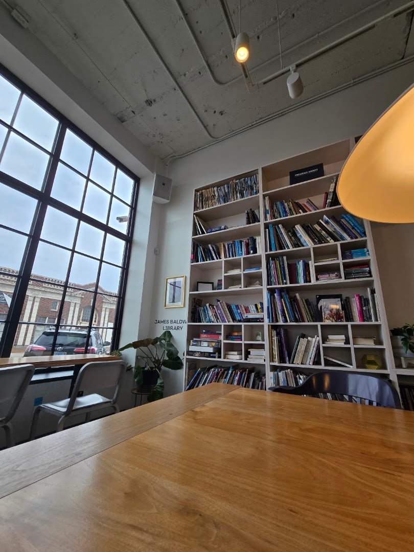 Interior of Blueprint Coffee - Washington Ave, specialty coffee shop in St. Louis