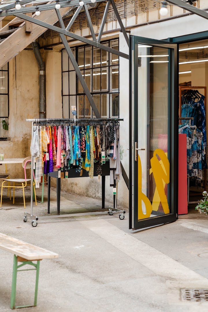 Storefront of Industra Coffee Praha Nusle, specialty coffee shop in Prague