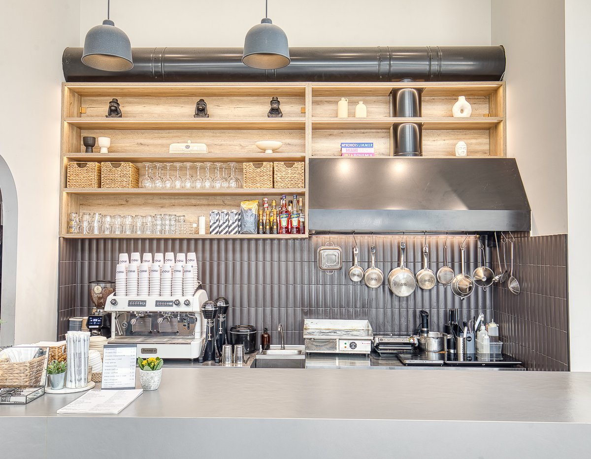 Interior of Mour Athens, specialty coffee shop in Athens