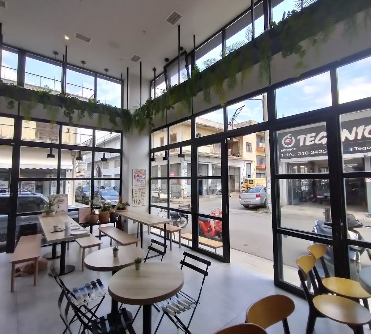 Interior of Mour Athens, specialty coffee shop in Athens