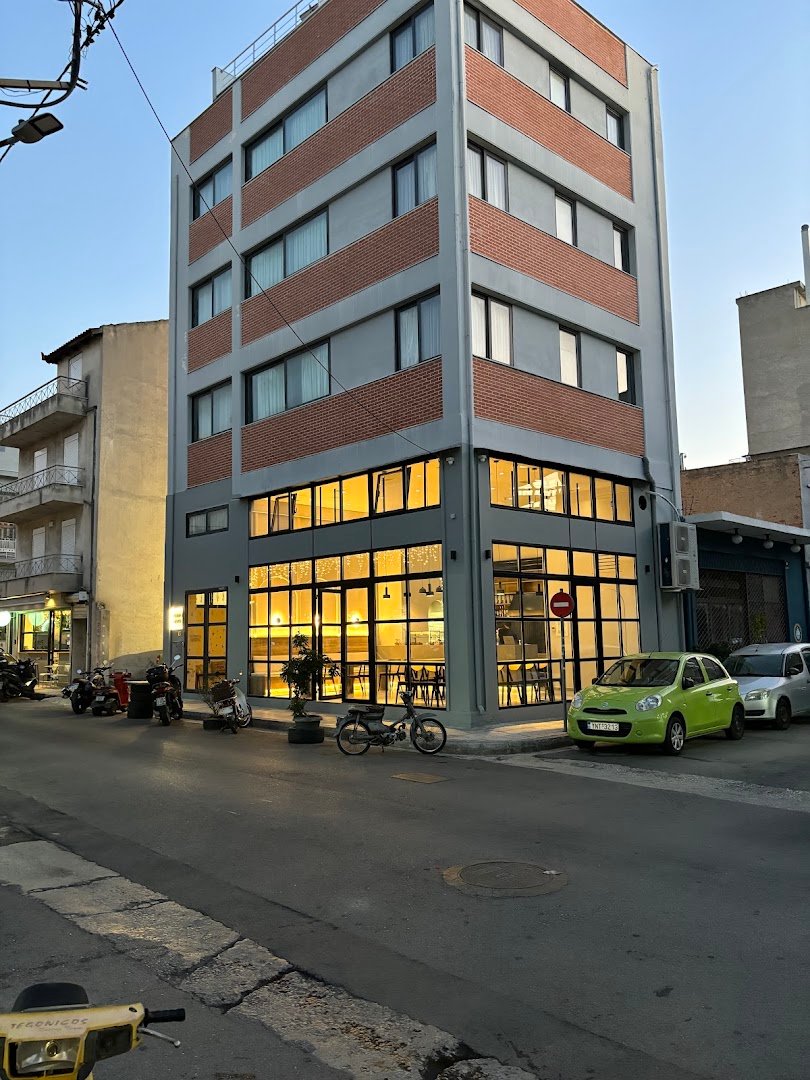 Storefront of Mour Athens, specialty coffee shop in Athens