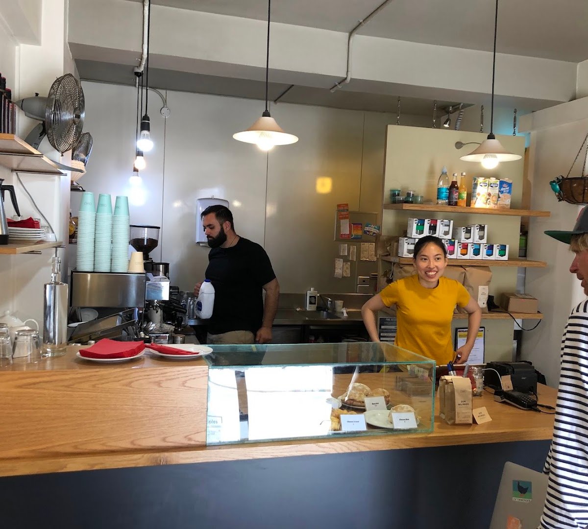 Interior of Coffee 32, specialty coffee shop in Wellington