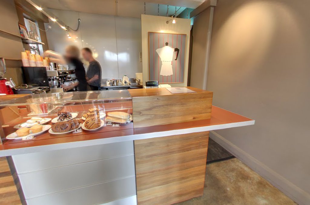 Interior of Coffee 32, specialty coffee shop in Wellington