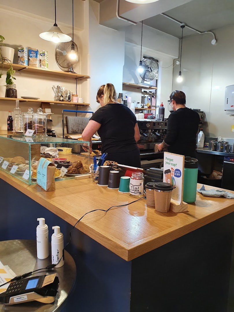 Interior of Coffee 32, specialty coffee shop in Wellington