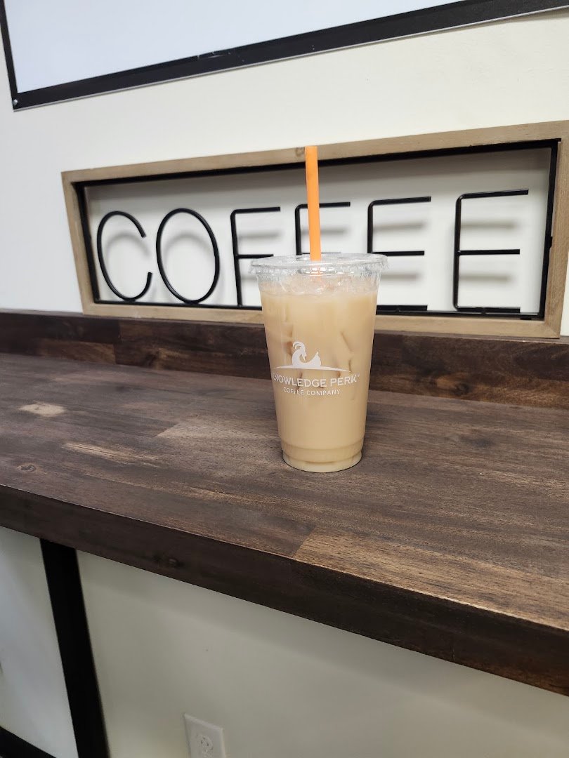 Coffee at Knowledge Perk Coffee Company, specialty coffee shop in Charlotte