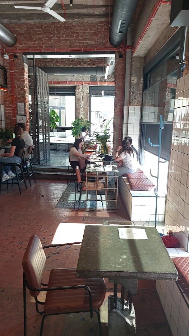 Interior of Single Origin, specialty coffee shop in Belgrade