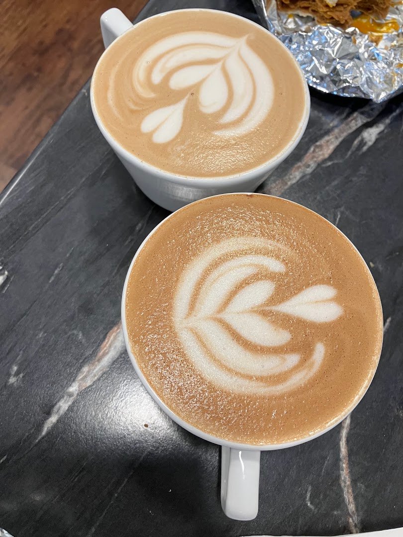 Coffee at Little Black Heart Coffee, specialty coffee shop in Buffalo