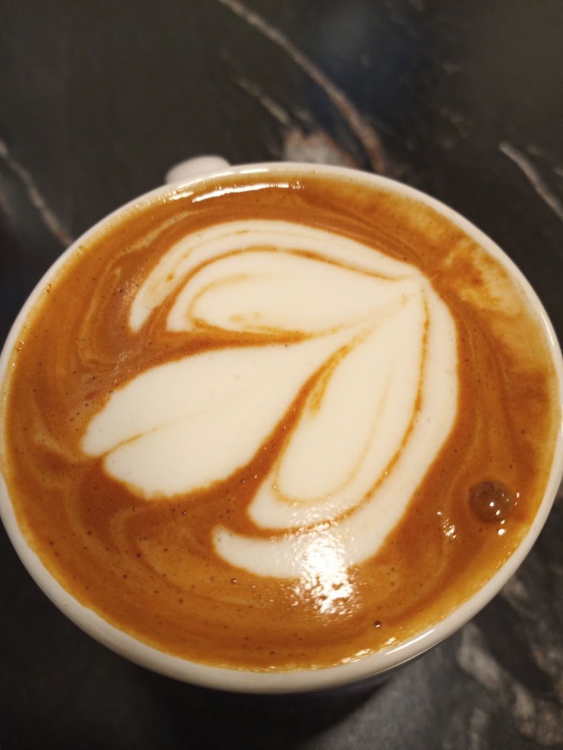 Coffee at Little Black Heart Coffee, specialty coffee shop in Buffalo