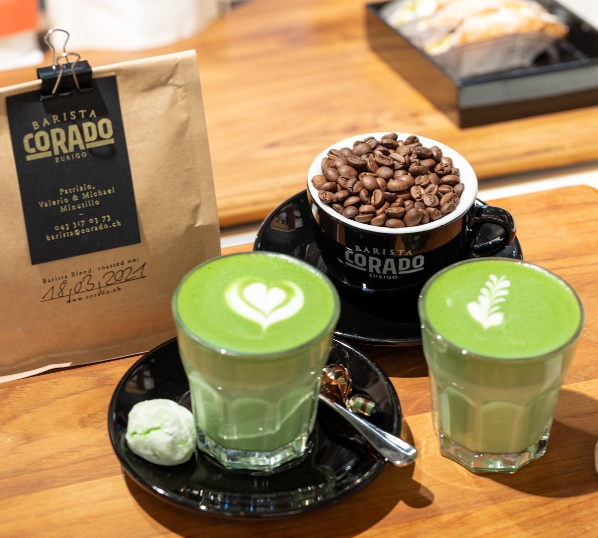 Coffee at Barista Corado Espresso Bar, specialty coffee shop in Zurich