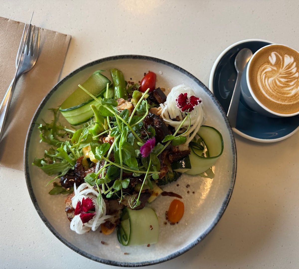 Coffee at Benedict's, specialty coffee shop in Auckland