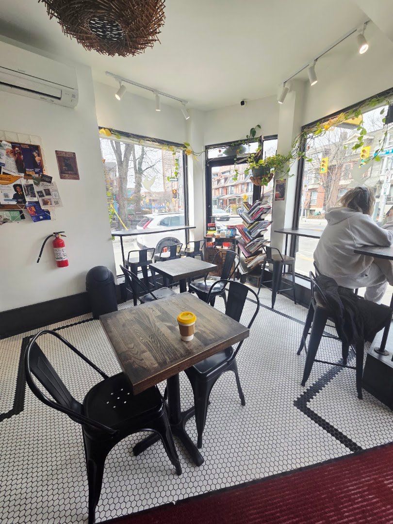 Interior of Martin Espresso Bar, specialty coffee shop in Toronto