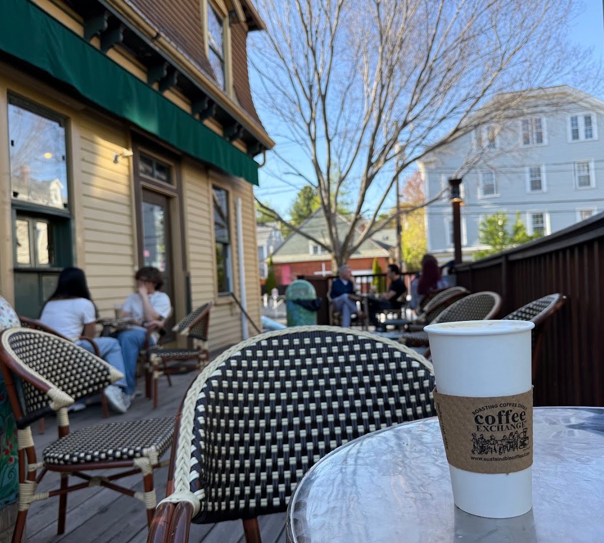Coffee at Coffee Exchange, specialty coffee shop in Providence