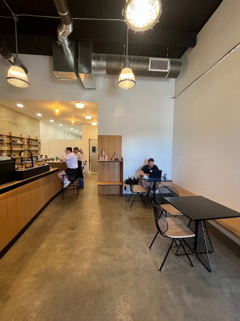 Interior of Steady State Roasting, specialty coffee shop in San Diego