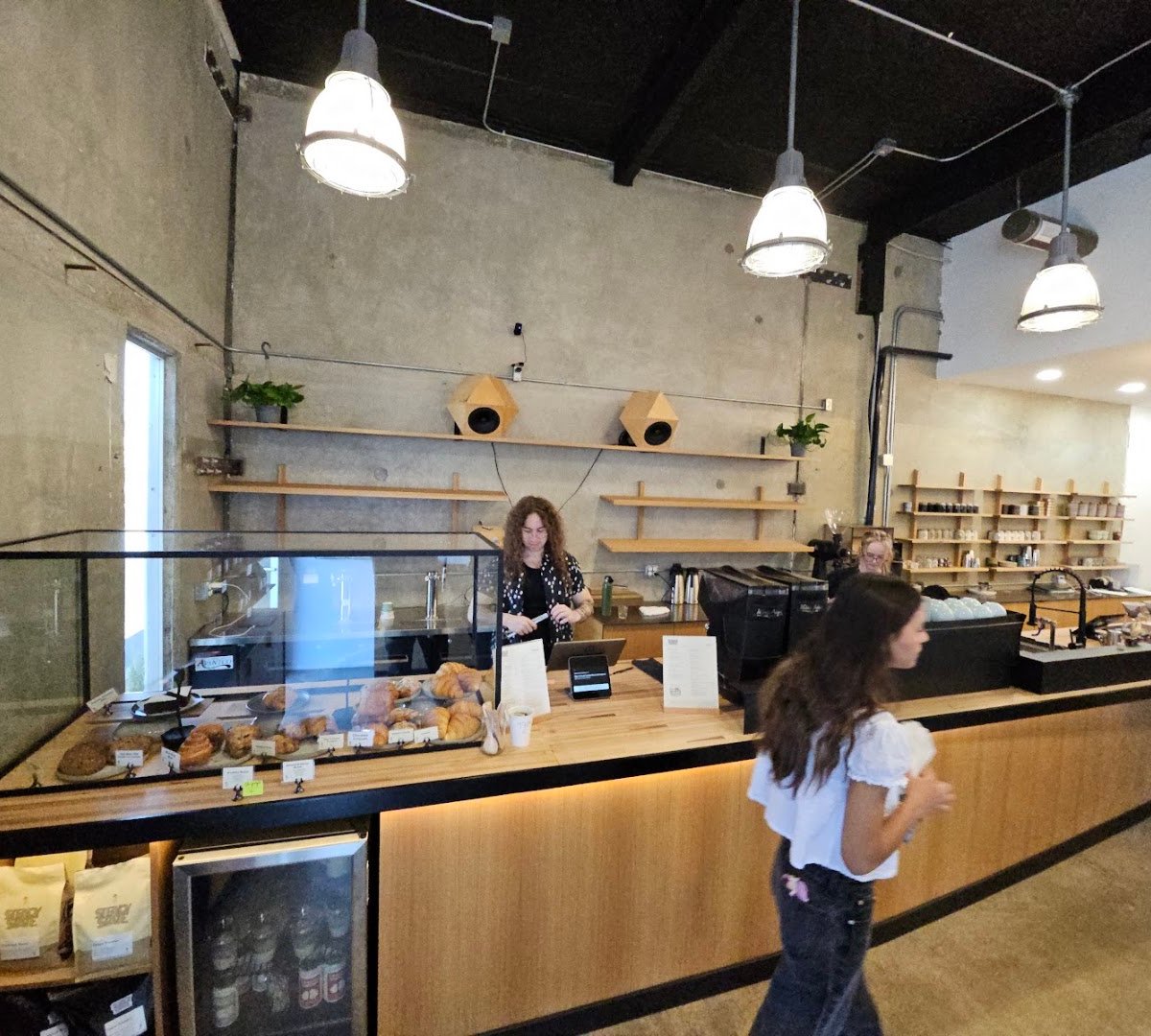 Interior of Steady State Roasting, specialty coffee shop in San Diego