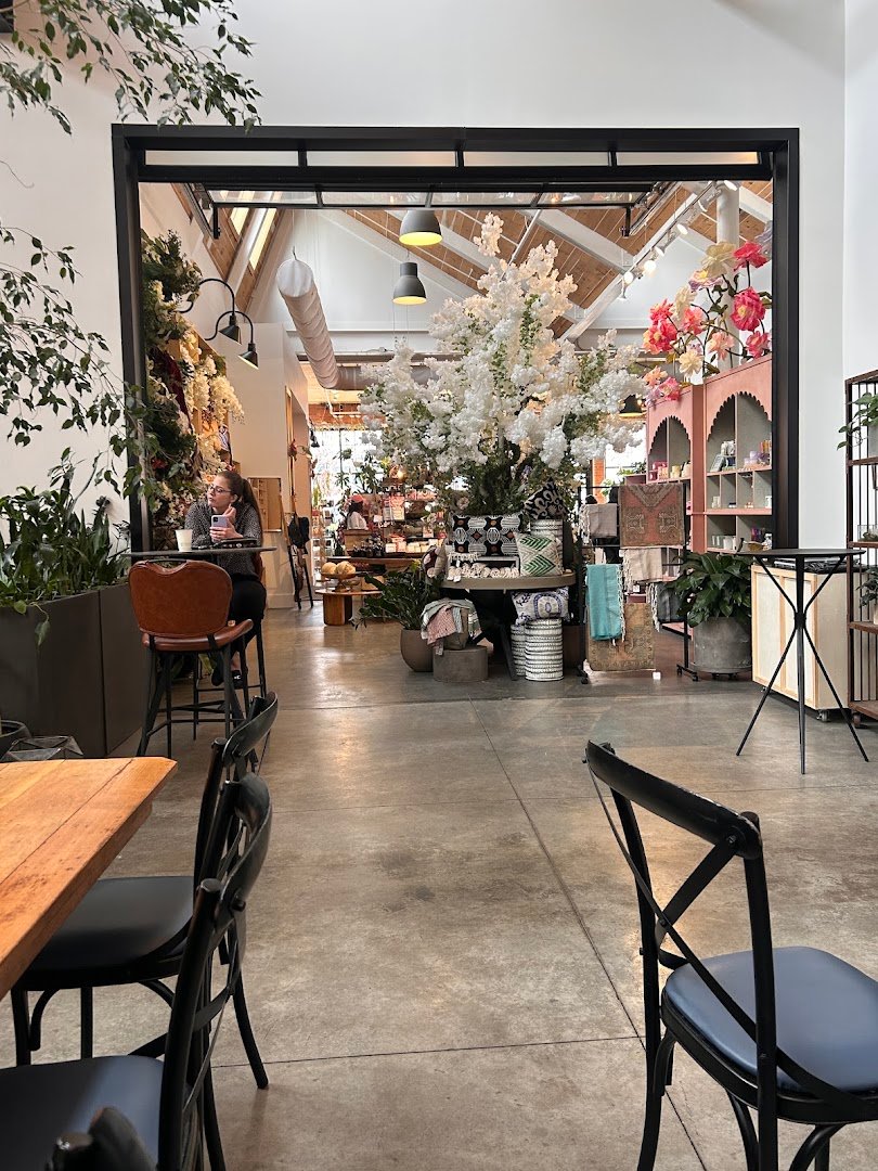 Interior of Winter Swan Coffee, specialty coffee shop in Rochester