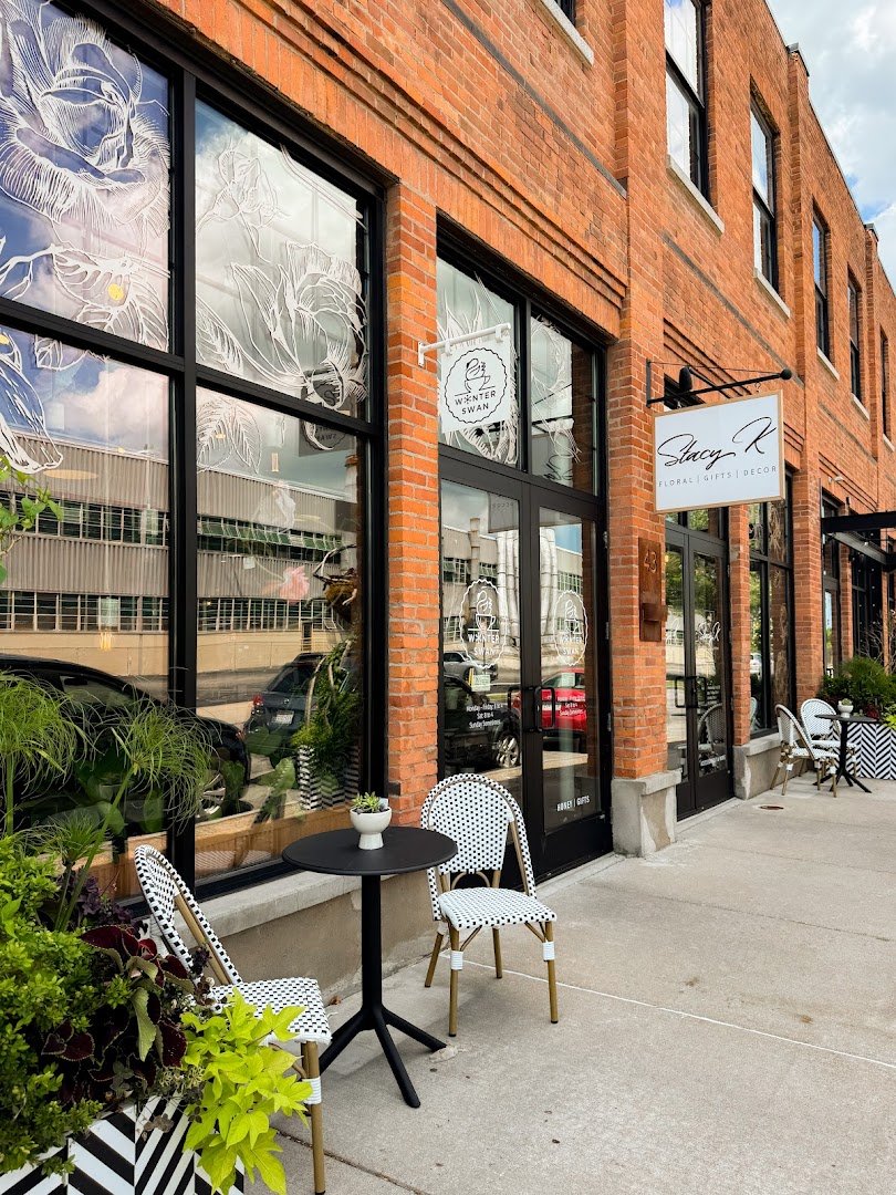Storefront of Winter Swan Coffee, specialty coffee shop in Rochester