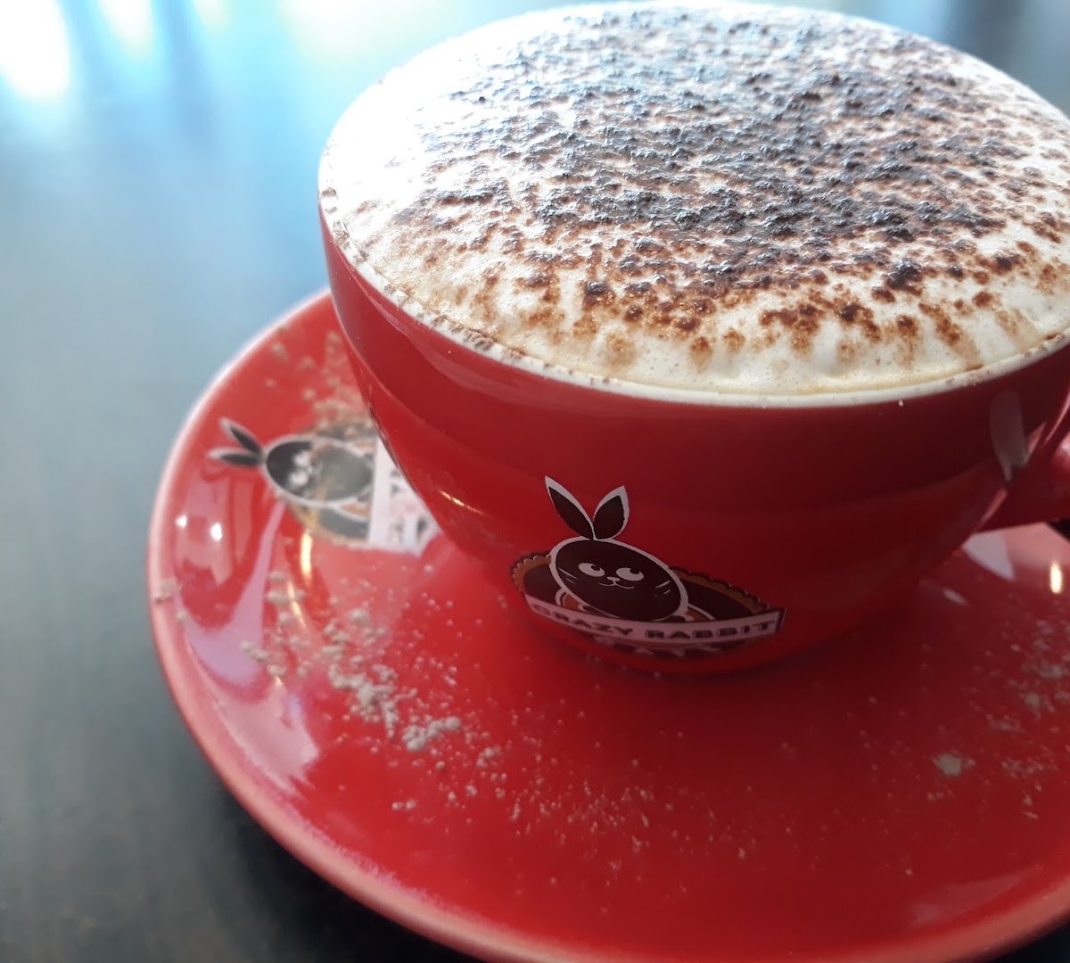 Coffee at Crazy Rabbit Cafe, specialty coffee shop in Wellington