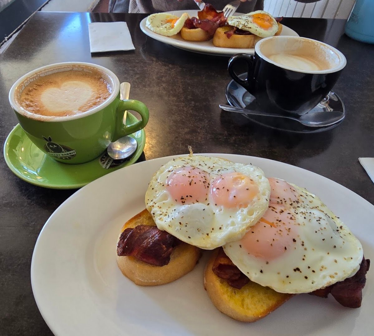 Coffee at Crazy Rabbit Cafe, specialty coffee shop in Wellington