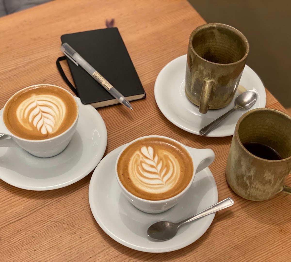 Coffee at Williams & Johnson Coffee Co., specialty coffee shop in Edinburgh