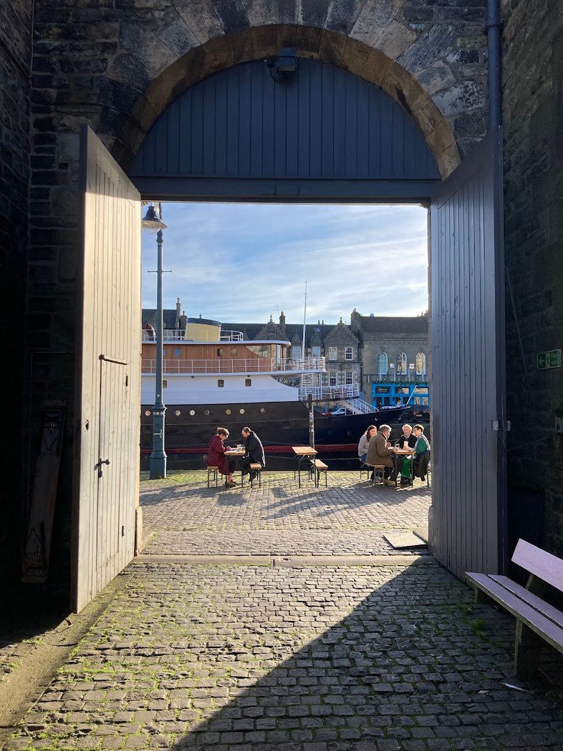 Storefront of Williams & Johnson Coffee Co., specialty coffee shop in Edinburgh